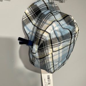 NWT Pom Pom Girls Multi color Striped Cotton Cap